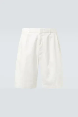 Ermenegildo Zegna Cotton and linen Bermuda shorts