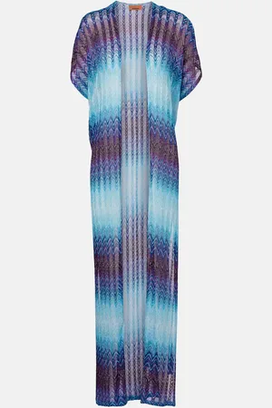 Missoni Zig Zag lamÃ© beach cover-up