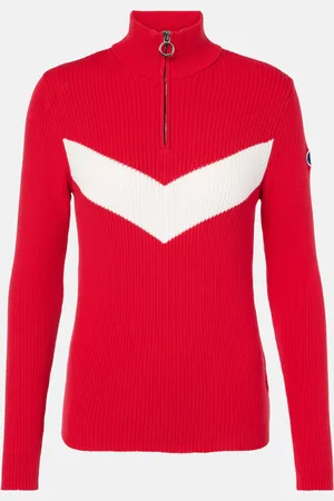 Fusalp Andromede ribbed-knit half-zip sweater