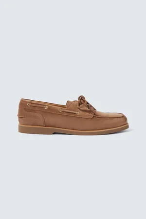 Brunello Cucinelli Suede boat shoes