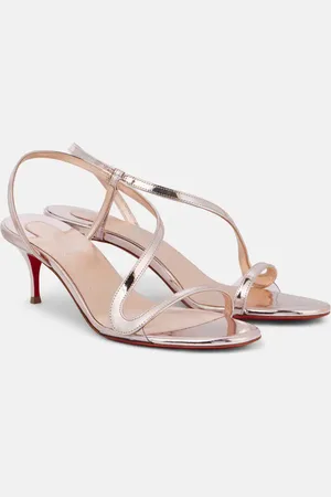Christian Louboutin Rosalie metallic leather sandals