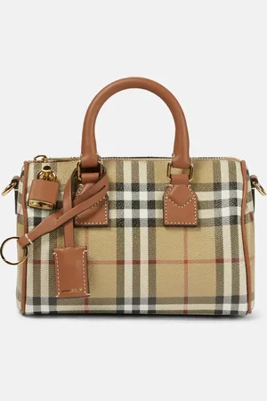 Burberry Check Mini canvas tote bag