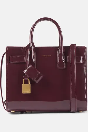 Saint Laurent Sac De Jour Nano patent leather tote bag