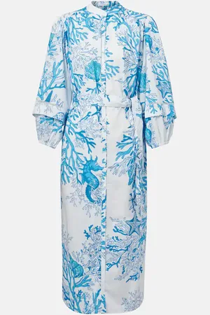 POUPETTE ST BARTH Cathy printed cotton shirt dress