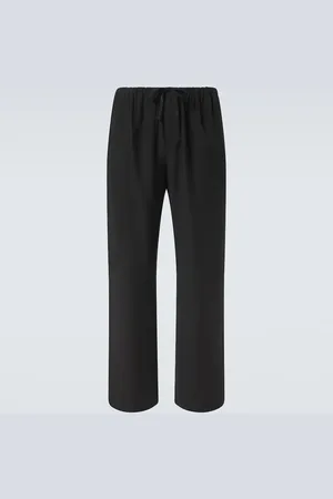 The Row Xon cotton and silk wide-leg pants