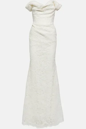 Vivienne Westwood Bridal Nova Cora off-shoulder lace gown