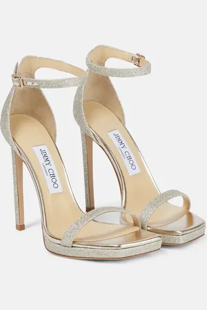 Jimmy Choo Alva 120 embellished leather sandals