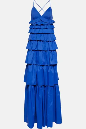 Staud Tiered ruffled maxi dress