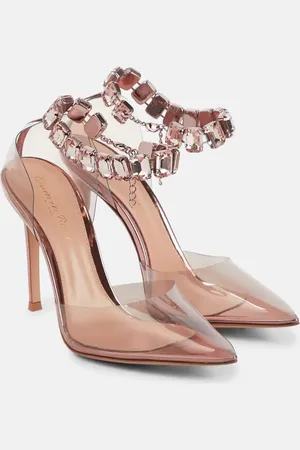 Gianvito Rossi Embellished PVC pumps