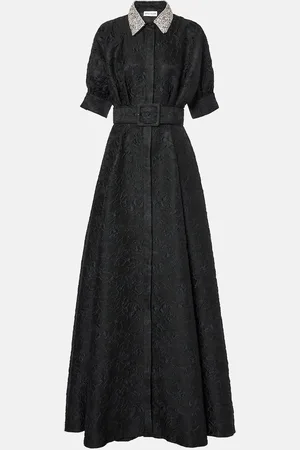 Rebecca Vallance Esther embellished brocade gown