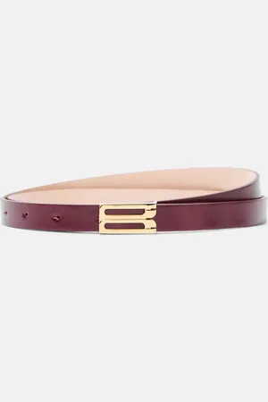 Victoria Beckham Frame Micro leather belt