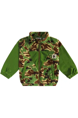 Mini Rodini Camouflage fleece jacket