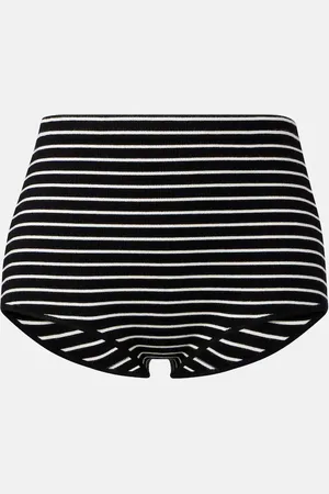 The Frankie Shop Alissa striped knit shorts