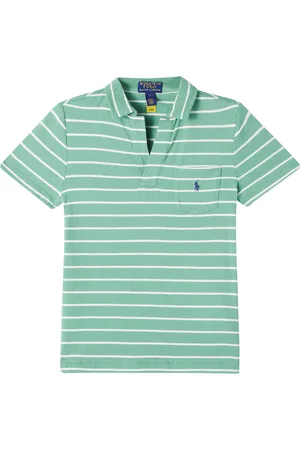Ralph Lauren Striped cotton and linen polo shirt
