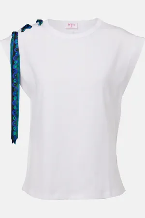 Puccini Iride-detail cotton T-shirt
