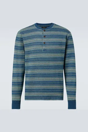 Ralph Lauren Cotton jacquard Henley shirt