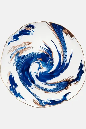 SELETTI X Diesel Living Classics on Acid Imari Dragon dinner plate