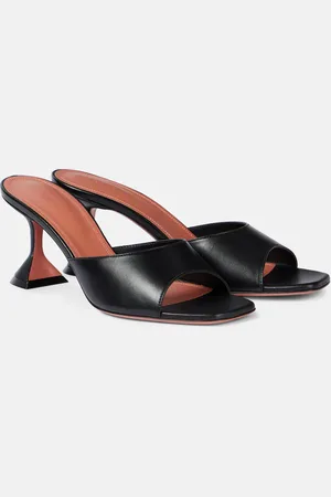 Amina Muaddi Lupita 70 leather mules