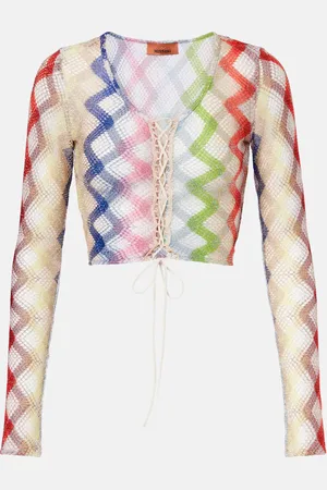 Missoni Zig Zag crochet crop top