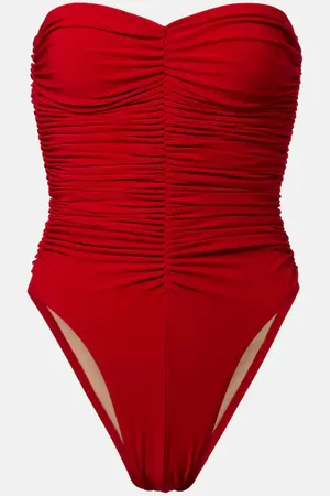 Norma Kamali Marissa Slinky ruched swimsuit