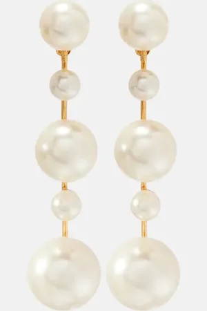 Jennifer Behr Maylin faux-pearl drop earrings