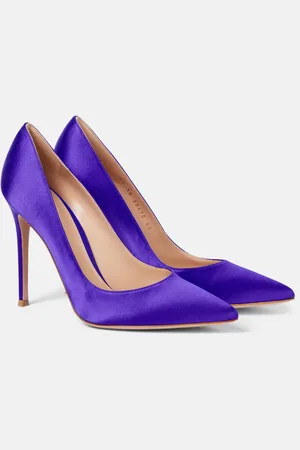 Gianvito Rossi Gianvito 105 satin crÃªpe pumps
