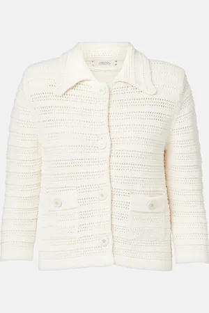 Dorothee Schumacher Precise Pointelle cotton-blend cardigan