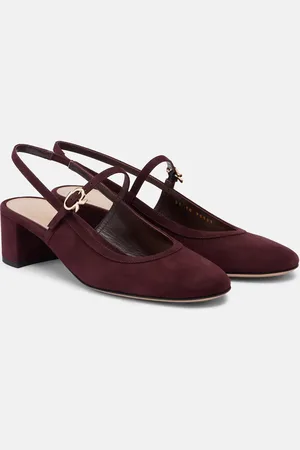 Gianvito Rossi 45 suede slingback pumps