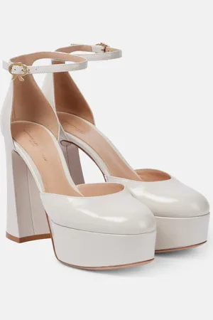 Gianvito Rossi Hilary patent leather platform pumps
