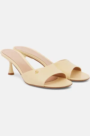 Gianvito Rossi Ascent 55 leather mules