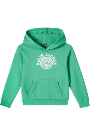 Ralph Lauren Logo cotton-blend jersey hoodie