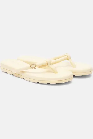 Gianvito Rossi Fiji leather thong sandals