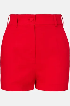 Dolce & Gabbana High-rise cotton-blend shorts