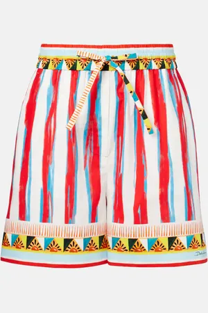 Dolce & Gabbana Patterned cotton shorts
