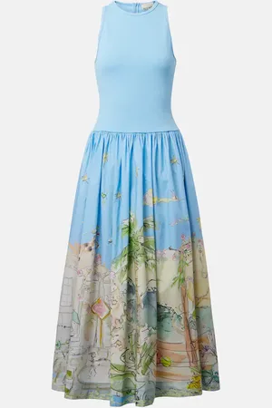 ALÉMAIS AlÃ©mais Anouk printed cotton midi dress