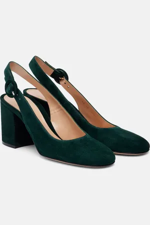 Gianvito Rossi Suede slingback pumps