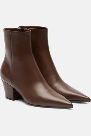 Gianvito Rossi Keinna 55 leather ankle boots