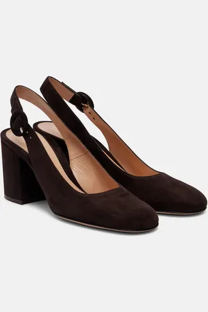 Gianvito Rossi Suede slingback pumps