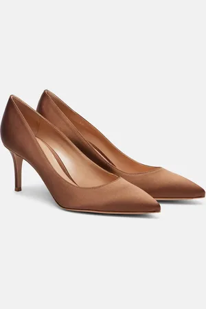 Gianvito Rossi Gianvito 70 crÃªpe satin pumps