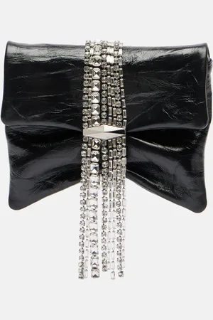 Jimmy Choo Zandra embellished leather shoulder bag