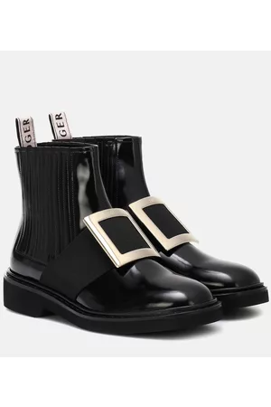 Roger Vivier Chelsea Viv' leather ankle boots