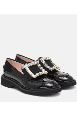 Roger Vivier Viv' Rangers patent-leather loafers