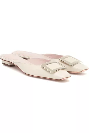 Roger Vivier Belle Vivier patent leather mules