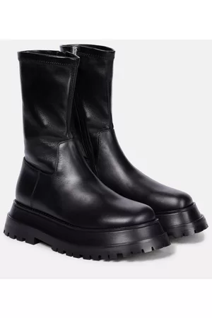 Burberry Naiset Nilkkurit - Leather sock boots