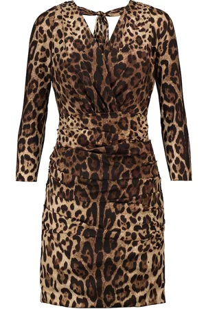 Dolce & Gabbana Leopard-print minidress