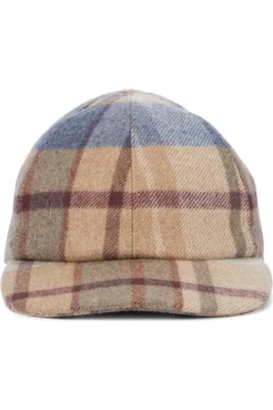 GABRIELA HEARST Plaid baseball cap