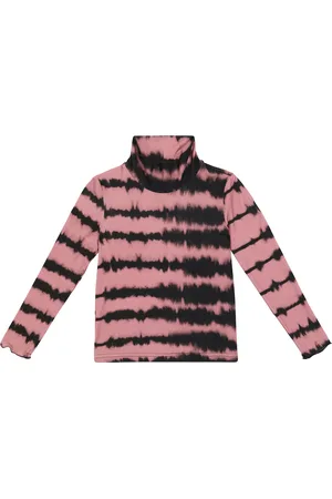 PAADE Tie-dye mock neck top