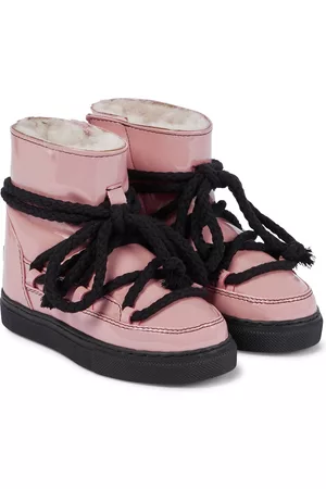 INUIKII Kids Rain Sneaker patent leather boots