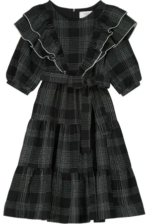 PAADE Checked cotton dress