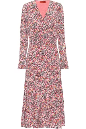 Altuzarra Vestido midi Martha de seda floral